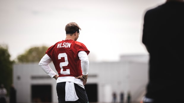 New York Jets QB Zach Wilson rookie minicamp